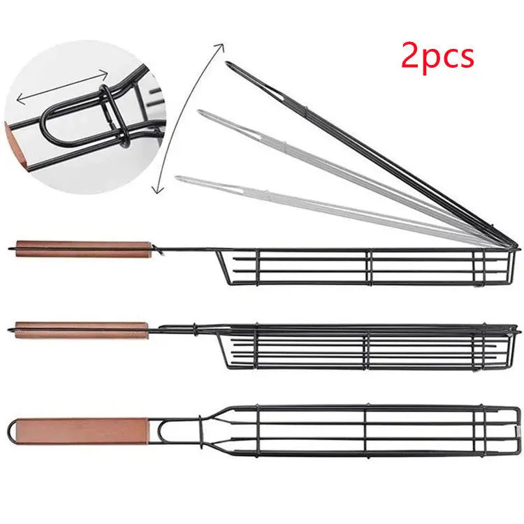 BBQ Grill Mesh Stainless Steel Tools Kitchen Accessories StriveHub