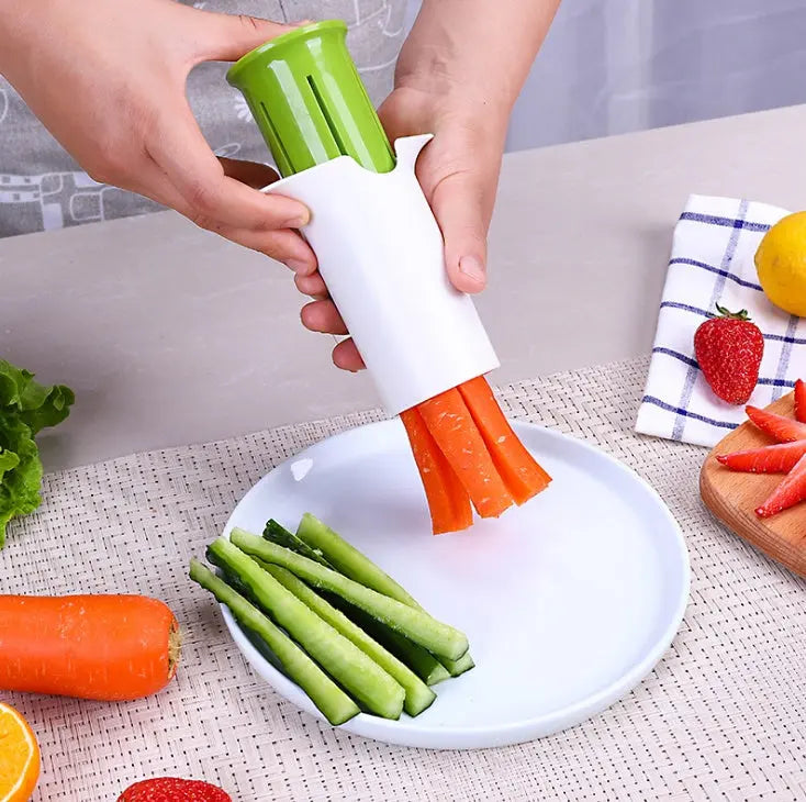 Creative Vegetable Cutters Fruit Kitchen Cucumber Carrot Divider Strawberry Slicer Splitter Kitchen Gadget Accessories StriveHub