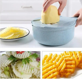 8 In 1 Mandoline Slicer Vegetable Slicer Potato Peeler Carrot Onion Grater With Strainer Vegetable Cutter Kitchen Accessories StriveHub