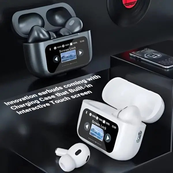 A9 Pro Airpods Pro | Screen Airpods A9 Pro Lcd Earbuds (random Color) s4strivehub