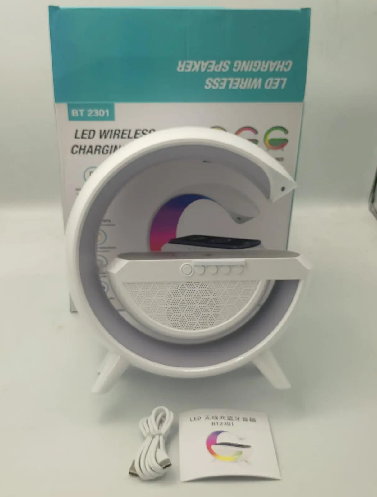 Led Wireless Charger Speaker StriveHub