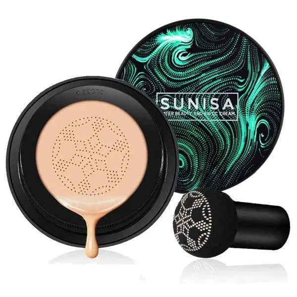 Sunisa Foundation Base Waterproof Mushroom Head Air Cushion Bb Cream Nude Liquid Foundations Cc Cream s4strivehub