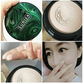 Sunisa Foundation Base Waterproof Mushroom Head Air Cushion Bb Cream Nude Liquid Foundations Cc Cream s4strivehub